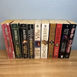 Anne Rice Lot 10 Vampire Chronicles Lestat Armand Memnoch Blood Gold Canticle
